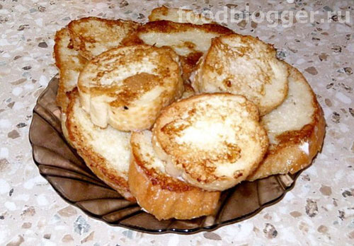 Гренки "Бедный Гусар"